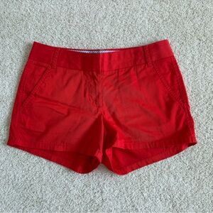 J. Crew Dark Orange Chino Shorts